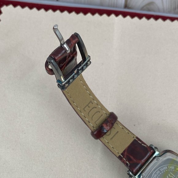 Vintage Beautiful Ecclissi Sterling Silver 925 Electric Blue Turquoise Watch - Picture 6 of 12